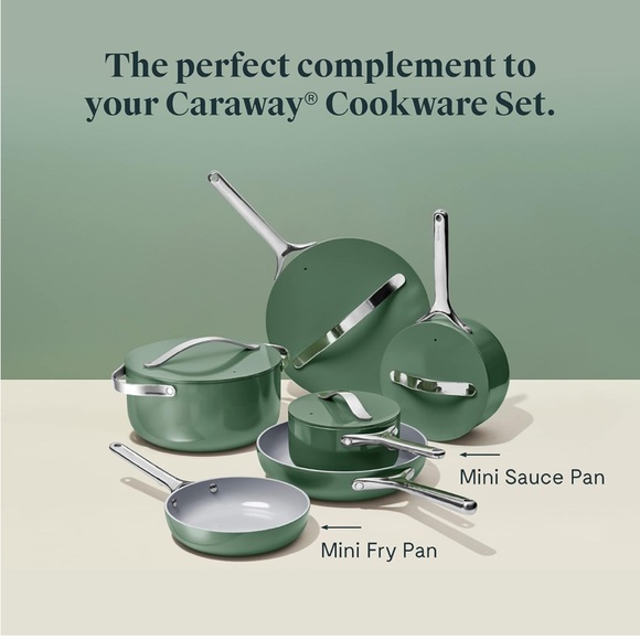 Caraway Nonstick Ceramic Mini Fry Pan (1.05 qt, 8") - Sage NEW WITH BOX - Picture 7 of 7